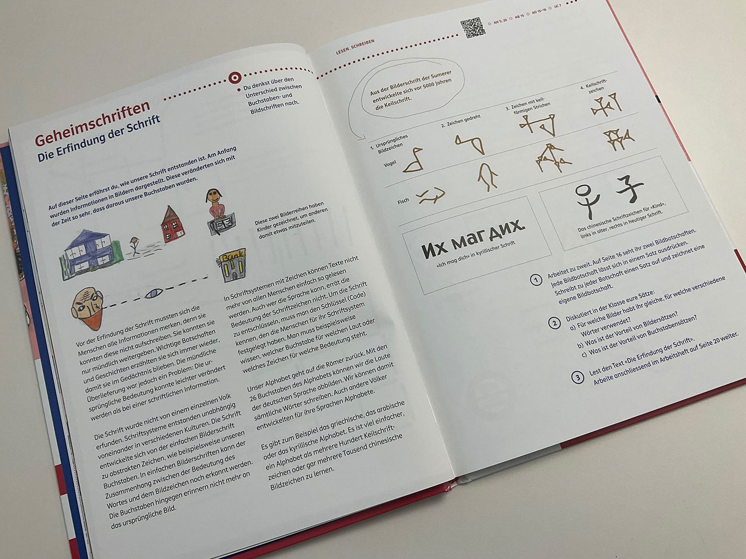 Die Sprachstarken 4 – Kapitel «Geheimschriften»